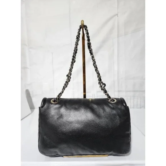 Authentic CHANEL Caviar Large Timeless CC Flap Shoulder Bag Black - Picture 5 of 16